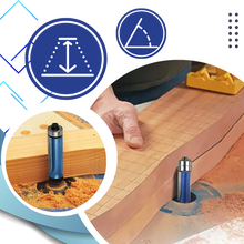 Load image into Gallery viewer, Punte da fresa anti-schiacciamento per legno - Ozerty