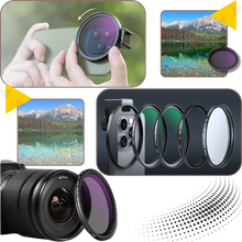 Carica l'immagine nel visualizzatore di Gallery, Obiettivo con Filtro per Smartphone Collegabile - Ozerty
