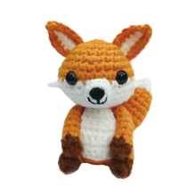 Load image into Gallery viewer, Kit di Animali all'Uncinetto per Principianti -Volpe marrone - Ozerty