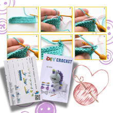 Load image into Gallery viewer, Kit di Animali all'Uncinetto per Principianti - Ozerty