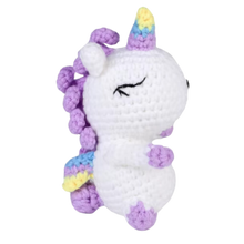 Load image into Gallery viewer, Kit di Animali all'Uncinetto per Principianti -Unicorno - Ozerty