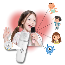 Carica l'immagine nel visualizzatore di Gallery, Mini Karaoke Bluetooth a Doppio Microfono per Bambini - Ozerty