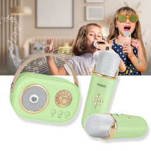Carica l'immagine nel visualizzatore di Gallery, Mini Karaoke Bluetooth a Doppio Microfono per Bambini - Ozerty