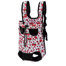 Load image into Gallery viewer, Zaino Trasportatore per Cani e Gatti -Ciliegia - Ozerty