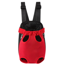 Load image into Gallery viewer, Zaino Trasportatore per Cani e Gatti -Rosso - Ozerty