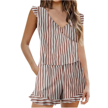 Carica l'immagine nel visualizzatore di Gallery, Pagliaccetto da bagno con reggiseno incorporato -Strisce - Ozerty