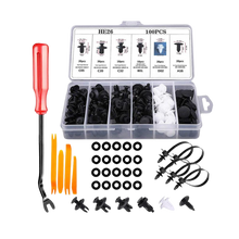 Load image into Gallery viewer, Set di clip per pannello porta auto -Set 100 pezzi con 30 utensili - Ozerty
