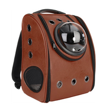Load image into Gallery viewer, Zaino da viaggio per gatti -Marrone - Ozerty