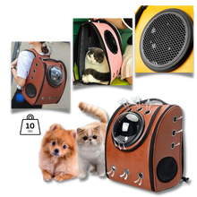 Load image into Gallery viewer, Zaino da viaggio per gatti - Ozerty
