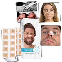 Load image into Gallery viewer, Comode strisce per la respirazione nasale - Ozerty