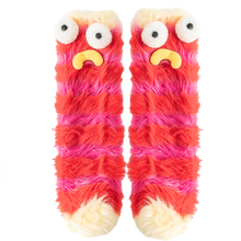 Load image into Gallery viewer, Calzini divertenti in velluto corallo -Rosso - Ozerty