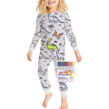 Carica l'immagine nel visualizzatore di Gallery, Pigiama Doodle Dream -Dinosauri - Ozerty