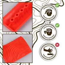 Load image into Gallery viewer, Strumento a doppia gomma per venatura del legno - Ozerty