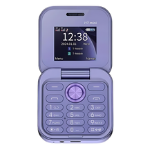 Load image into Gallery viewer, Telefono cellulare pieghevole Dual Sim piccolo -I17 Pro/Viola - Ozerty