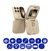 Load image into Gallery viewer, Telefono cellulare pieghevole Dual Sim piccolo - Ozerty