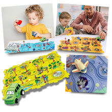 Load image into Gallery viewer, Set di piste educative per auto elettriche - Ozerty