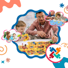 Load image into Gallery viewer, Set di piste educative per auto elettriche - Ozerty