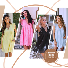 Load image into Gallery viewer, Abito elegante in broderie anglaise - Ozerty