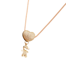 Load image into Gallery viewer, Elegante collana con charm per la mamma -1 Ragazzo - Ozerty, Elegante collana con charm per la mamma -1 Ragazzo 1 Ragazza - Ozerty, Elegante collana con charm per la mamma -1 Ragazzo 4 Ragazze - Ozerty