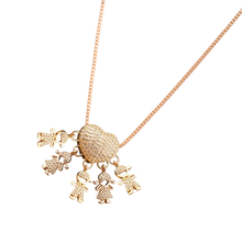 Load image into Gallery viewer, Elegante collana con charm per la mamma -2 Ragazze 3 Ragazzi - Ozerty