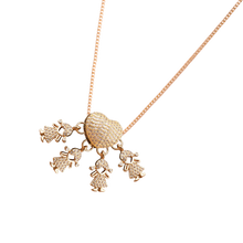 Load image into Gallery viewer, Elegante collana con charm per la mamma -4 Ragazze - Ozerty