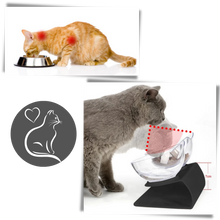 Load image into Gallery viewer, Ciotola comfort rialzata per gatti - Ozerty
