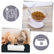 Load image into Gallery viewer, Ciotola comfort rialzata per gatti - Ozerty
