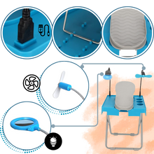 Carica l'immagine nel visualizzatore di Gallery, Poggiapiedi Ergonomico con LED per la Pedicure - Ozerty