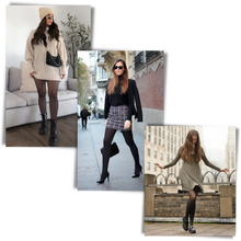 Load image into Gallery viewer, Collant foderati in pile finto traslucido - Ozerty