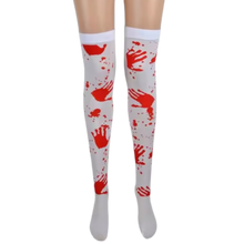 Load image into Gallery viewer, Calze Compressori con Design Festivi per Halloween -Racconti cruenti - Ozerty
