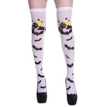 Load image into Gallery viewer, Calze Compressori con Design Festivi per Halloween -Notte dei pipistrelli - Ozerty