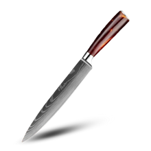 Load image into Gallery viewer, Coltelli giapponesi della serie Terra di fuoco -Sujihuki - Coltello per affettare 20 cm - Ozerty