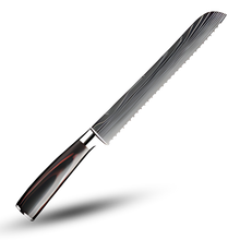 Load image into Gallery viewer, Coltello giapponese in legno Forest Pakkawood -Pankiri - Coltello da pane 20,5 cm - Ozerty