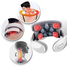 Carica l'immagine nel visualizzatore di Gallery, Massaggiatore per collo e spalle a quattro teste - Ozerty