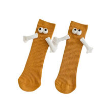 Load image into Gallery viewer, Divertenti calzini con mani magnetiche -Arancione/Taglia unica - Ozerty