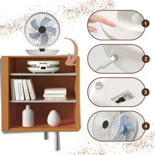 Load image into Gallery viewer, Ventilatore portatile con flusso d'aria delicato - Ozerty