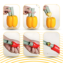 Load image into Gallery viewer, Togli Torsolo Sicuro per Frutta e Peperoni - Ozerty