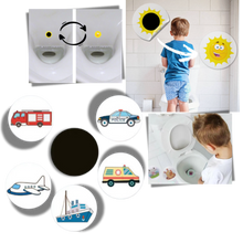 Load image into Gallery viewer, Adesivi per l'Educazione al Vasino Attivati dal Calore - Ozerty