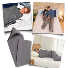 Load image into Gallery viewer, Coperta indossabile per dormire con cappuccio - Ozerty