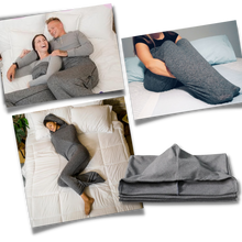 Load image into Gallery viewer, Coperta indossabile per dormire con cappuccio - Ozerty