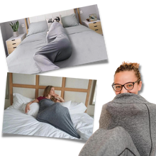 Load image into Gallery viewer, Coperta indossabile per dormire con cappuccio - Ozerty