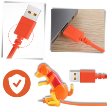 Load image into Gallery viewer, Cavo di ricarica rapida con cane saltellante - Ozerty