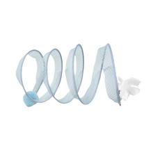 Load image into Gallery viewer, Tunnel interattivo compatto per gatti -Pompom blu - Ozerty