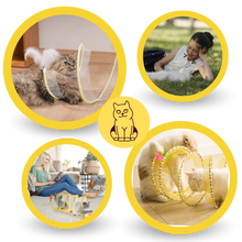 Load image into Gallery viewer, Tunnel interattivo compatto per gatti - Ozerty