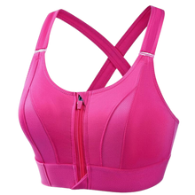 Load image into Gallery viewer, Reggiseno Sportivo Racerback a Massimo Supporto -Rosso rosa/SRosso rosa/MRosso rosa/LRosso rosa/XLRosso rosa/2XLRosso rosa/3XLRosso rosa/4XLRosso rosa/5XL - Ozerty