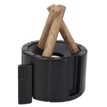 Load image into Gallery viewer, Diffusore di Oli Essenziali a Forma di Falò -Nero - Ozerty