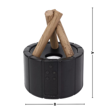 Load image into Gallery viewer, Diffusore di Oli Essenziali a Forma di Falò - Ozerty