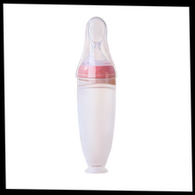 Load image into Gallery viewer, Biberon anti-perdita con cucchiaio in silicone - Ozerty