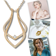 Load image into Gallery viewer, Ciondolo Porta Anelli Minimalista - Ozerty, 2 in 1 supporto ad anello per telefono - Ozerty