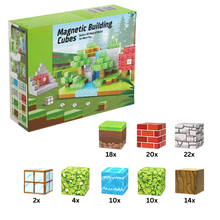 Load image into Gallery viewer, Blocchi magnetici educativi di Minecraft -100 PCS - Ozerty